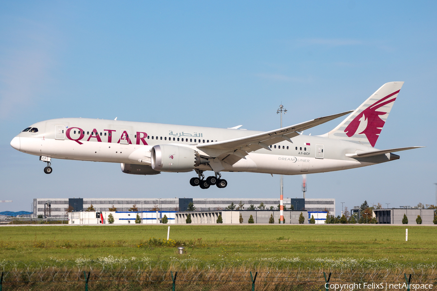 Qatar Airways Boeing 787-8 Dreamliner (A7-BCF) | Photo 538578