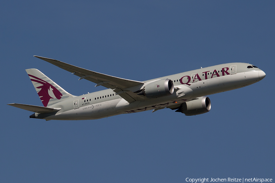 Qatar Airways Boeing 787-8 Dreamliner (A7-BCG) | Photo 107335