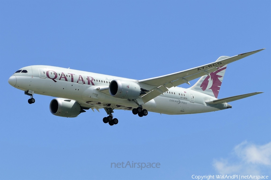Qatar Airways Boeing 787-8 Dreamliner (A7-BCG) | Photo 450843