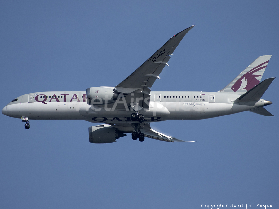 Qatar Airways Boeing 787-8 Dreamliner (A7-BCK) | Photo 484871