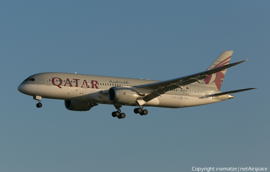 Qatar Airways Boeing 787-8 Dreamliner (A7-BCK) | Photo 135047
