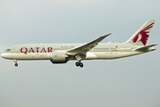 Qatar Airways Boeing 787-8 Dreamliner (A7-BCK) at  London - Heathrow, United Kingdom