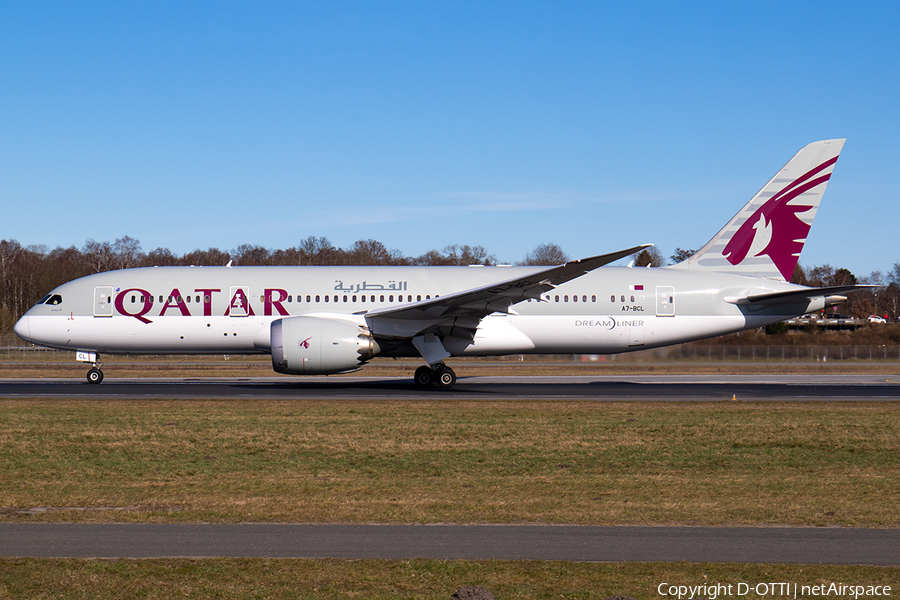 Qatar Airways Boeing 787-8 Dreamliner (A7-BCL) | Photo 670153