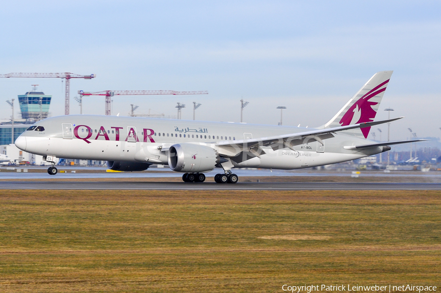 Qatar Airways Boeing 787-8 Dreamliner (A7-BCL) | Photo 395188