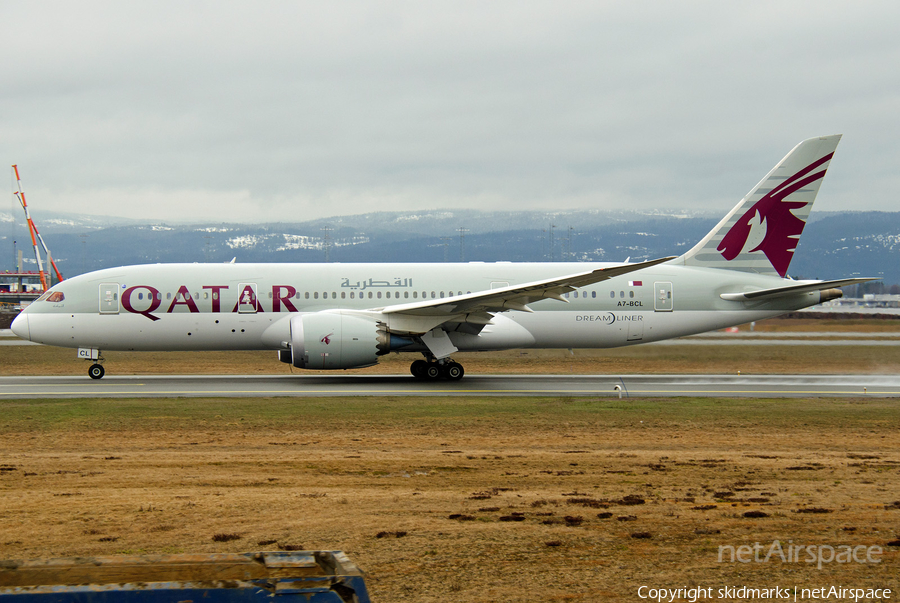 Qatar Airways Boeing 787-8 Dreamliner (A7-BCL) | Photo 44810