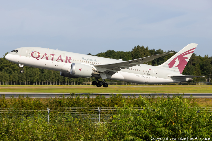 Qatar Airways Boeing 787-8 Dreamliner (A7-BCM) | Photo 638831