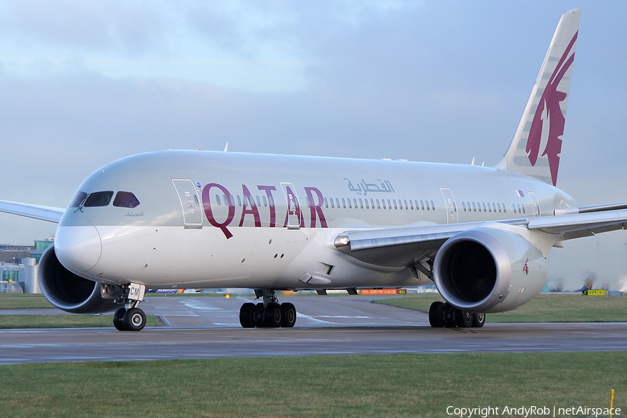 Qatar Airways Boeing 787-8 Dreamliner (A7-BCM) | Photo 381718
