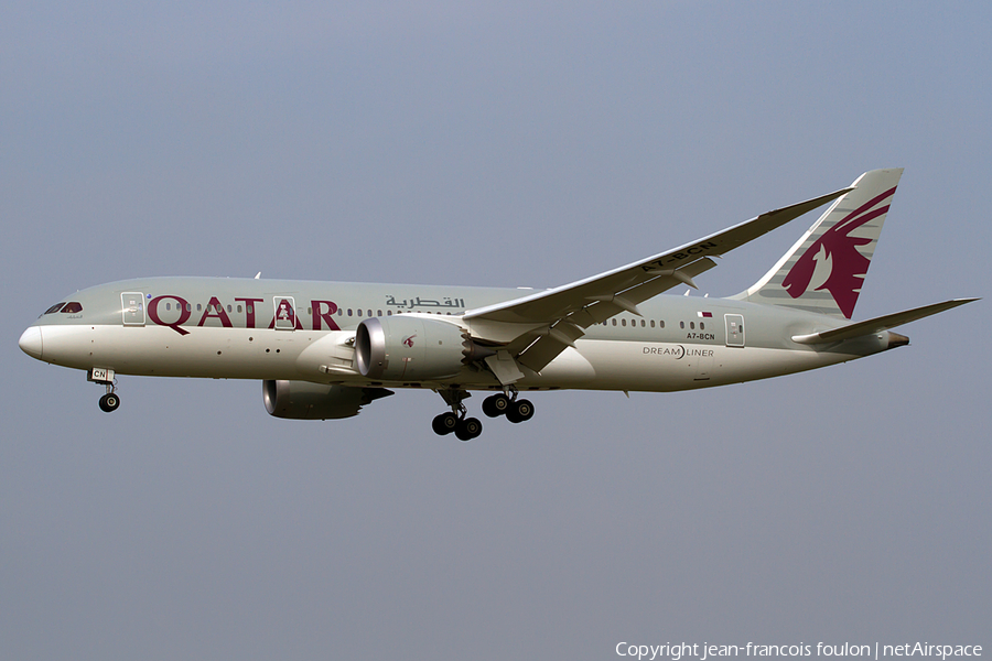 Qatar Airways Boeing 787-8 Dreamliner (A7-BCN) | Photo 70705