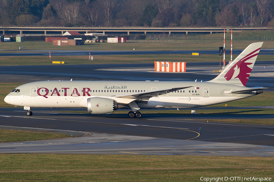Qatar Airways Boeing 787-8 Dreamliner (A7-BCN) | Photo 660315