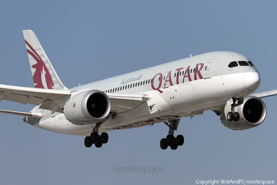 Qatar Airways Boeing 787-8 Dreamliner (A7-BCN) | Photo 500656