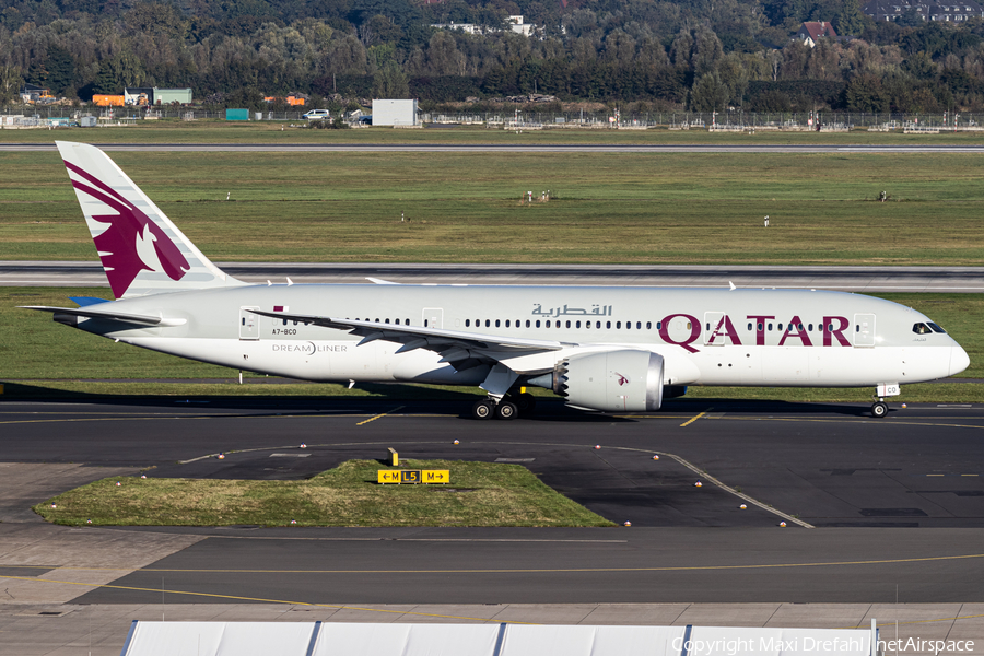 Qatar Airways Boeing 787-8 Dreamliner (A7-BCO) | Photo 644794