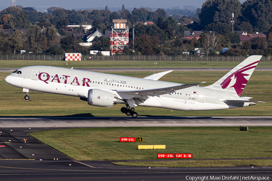 Qatar Airways Boeing 787-8 Dreamliner (A7-BCO) | Photo 644796