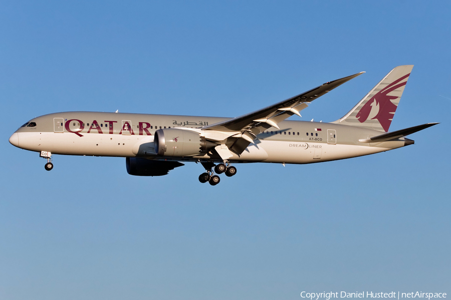 Qatar Airways Boeing 787-8 Dreamliner (A7-BCO) | Photo 516065