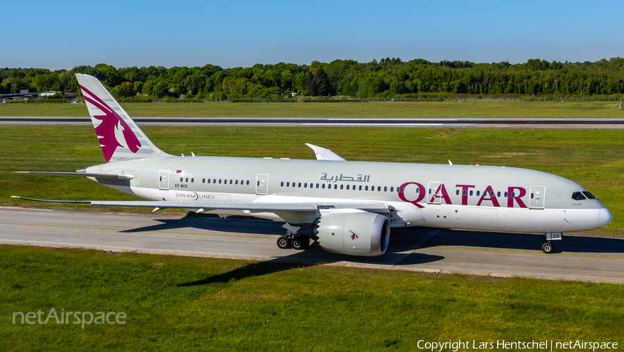 Qatar Airways Boeing 787-8 Dreamliner (A7-BCO) | Photo 680057