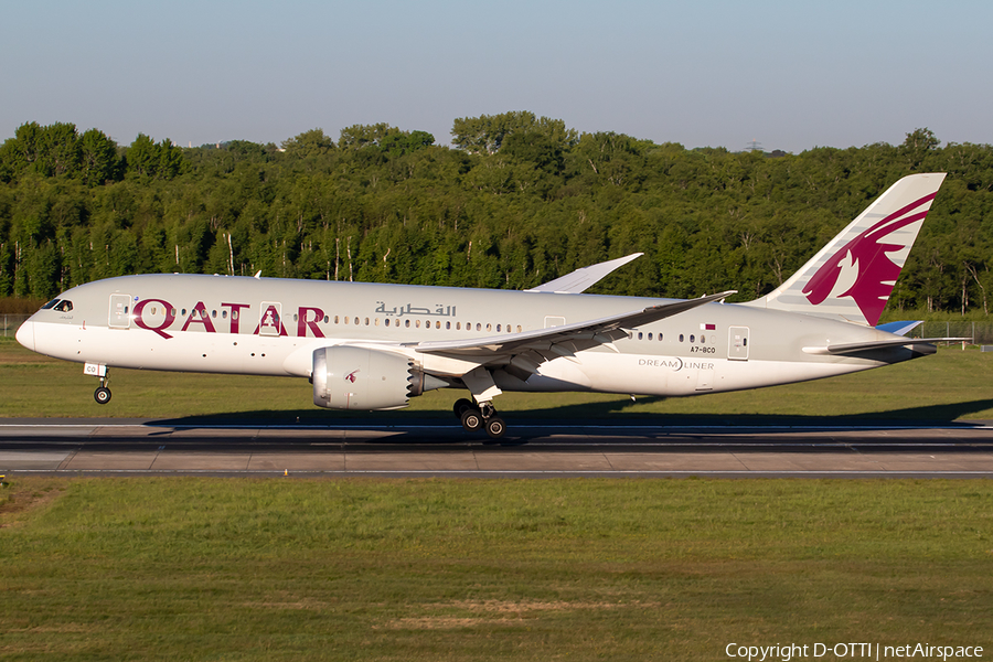 Qatar Airways Boeing 787-8 Dreamliner (A7-BCO) | Photo 680083
