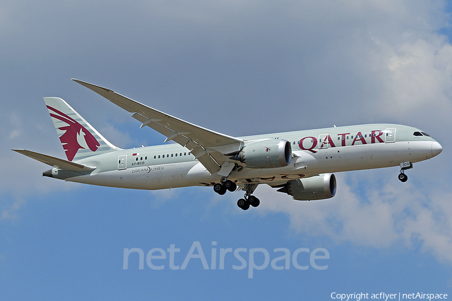 Qatar Airways Boeing 787-8 Dreamliner (A7-BCO) | Photo 384990
