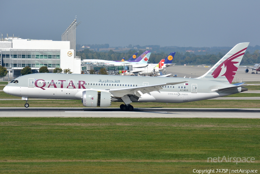 Qatar Airways Boeing 787-8 Dreamliner (A7-BCO) | Photo 87497