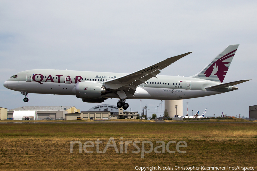 Qatar Airways Boeing 787-8 Dreamliner (A7-BCO) | Photo 126963