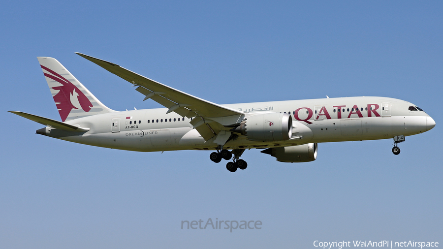 Qatar Airways Boeing 787-8 Dreamliner (A7-BCQ) | Photo 454523
