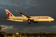 Qatar Airways Boeing 787-8 Dreamliner (A7-BCS) at  Manchester - International (Ringway), United Kingdom