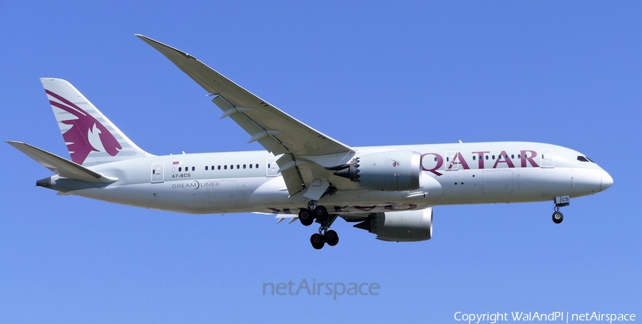 Qatar Airways Boeing 787-8 Dreamliner (A7-BCS) | Photo 444891