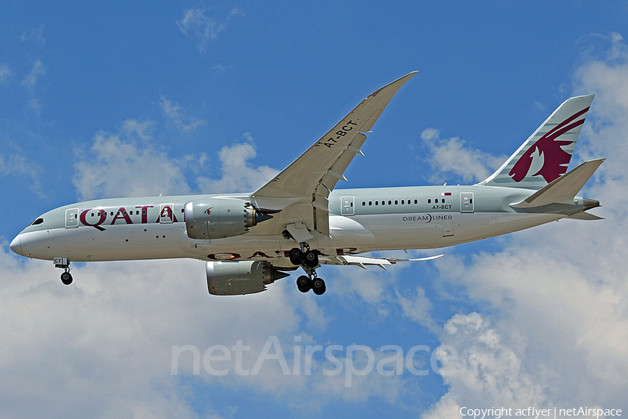 Qatar Airways Boeing 787-8 Dreamliner (A7-BCT) | Photo 384987