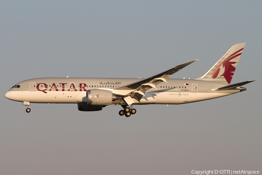 Qatar Airways Boeing 787-8 Dreamliner (A7-BCV) | Photo 506946