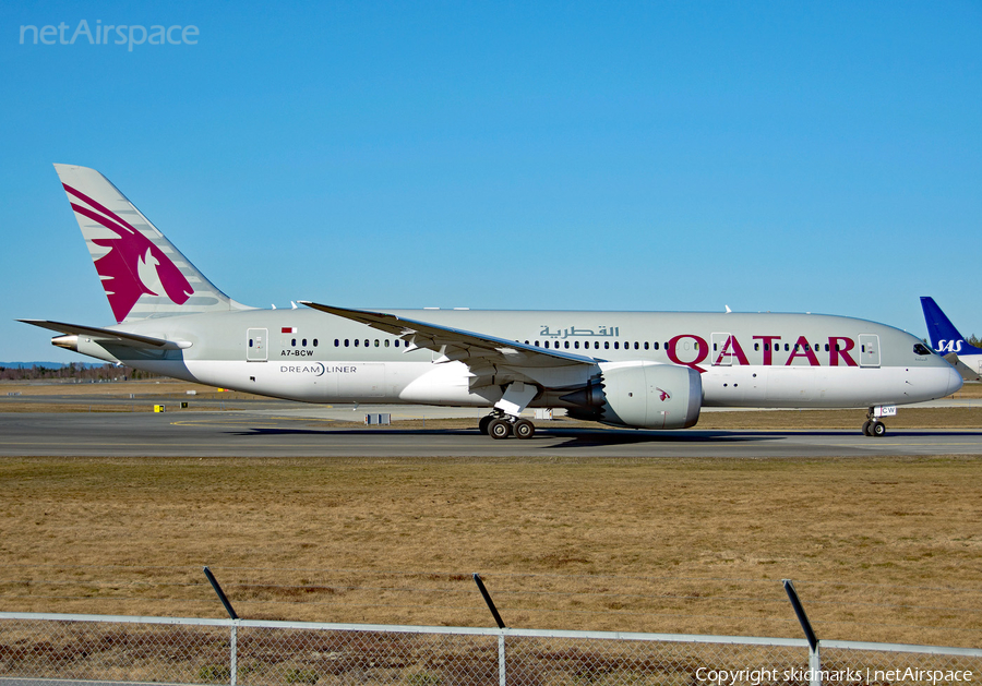 Qatar Airways Boeing 787-8 Dreamliner (A7-BCW) | Photo 159954