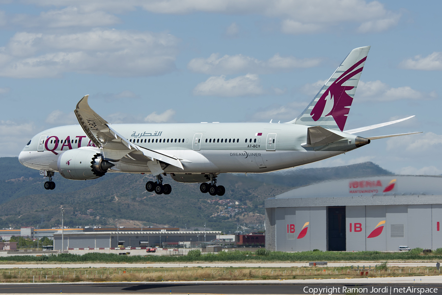 Qatar Airways Boeing 787-8 Dreamliner (A7-BCY) | Photo 173029