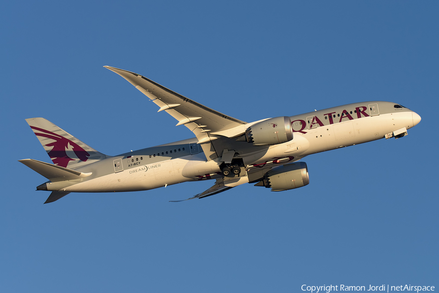 Qatar Airways Boeing 787-8 Dreamliner (A7-BCY) | Photo 221862