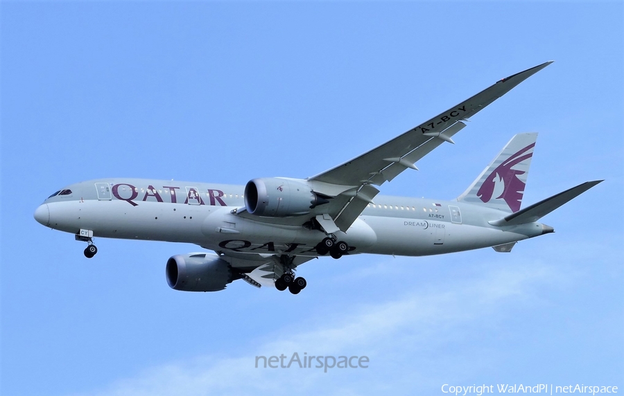 Qatar Airways Boeing 787-8 Dreamliner (A7-BCY) | Photo 445150