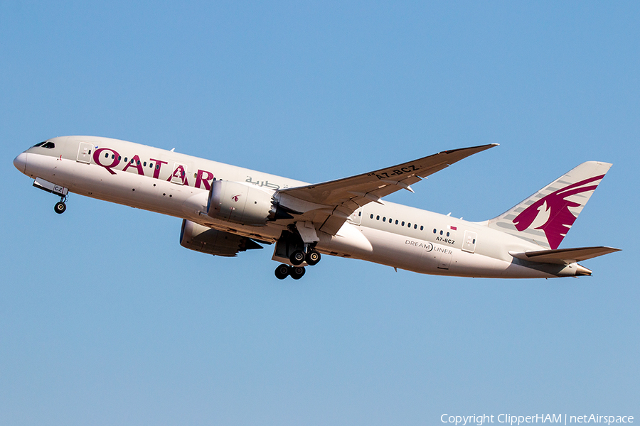 Qatar Airways Boeing 787-8 Dreamliner (A7-BCZ) | Photo 408932