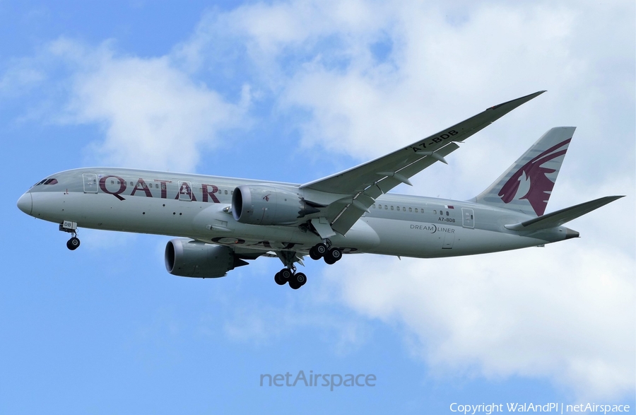 Qatar Airways Boeing 787-8 Dreamliner (A7-BDB) | Photo 450844