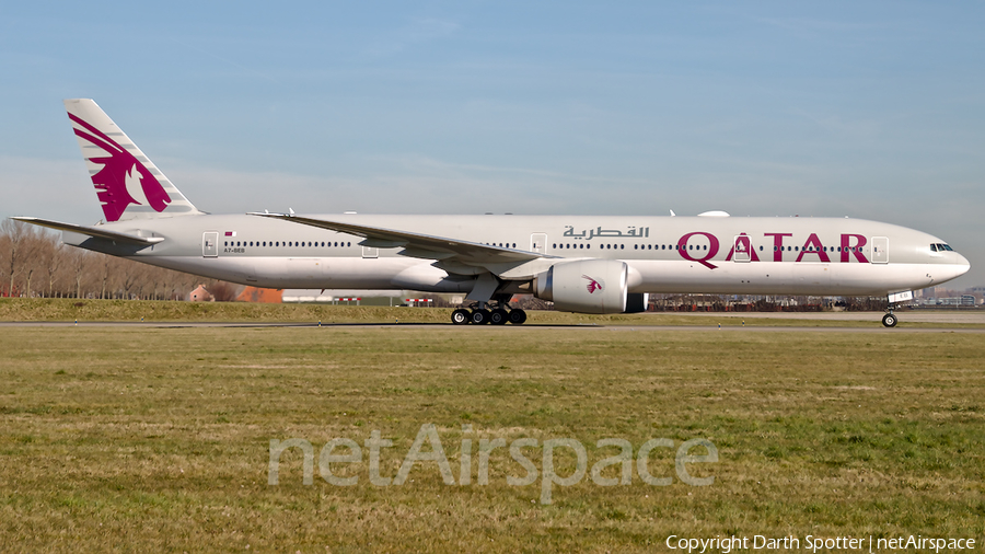 Qatar Airways Boeing 777-3DZ(ER) (A7-BEB) | Photo 357931