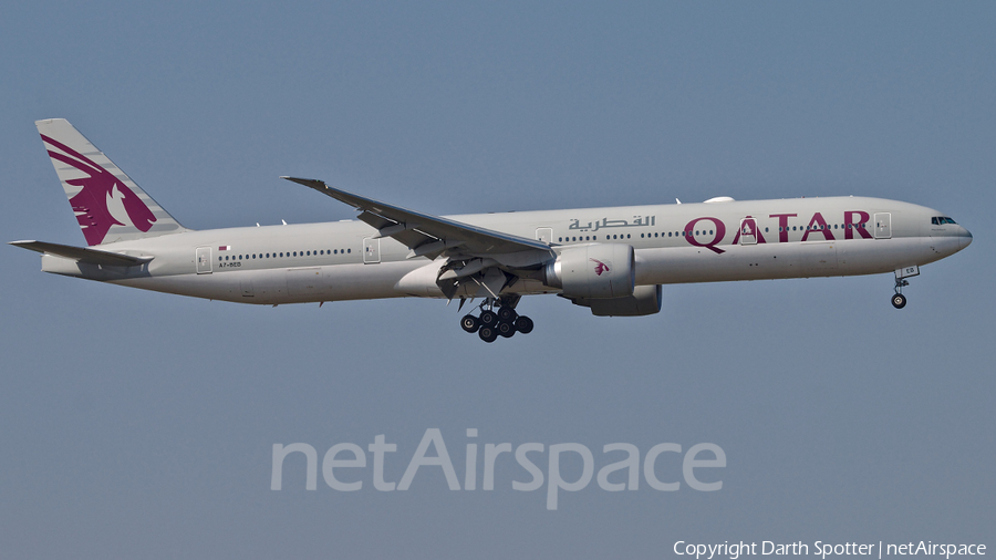 Qatar Airways Boeing 777-3DZ(ER) (A7-BEB) | Photo 361627