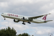 Qatar Airways Boeing 777-3DZ(ER) (A7-BED) at  London - Heathrow, United Kingdom