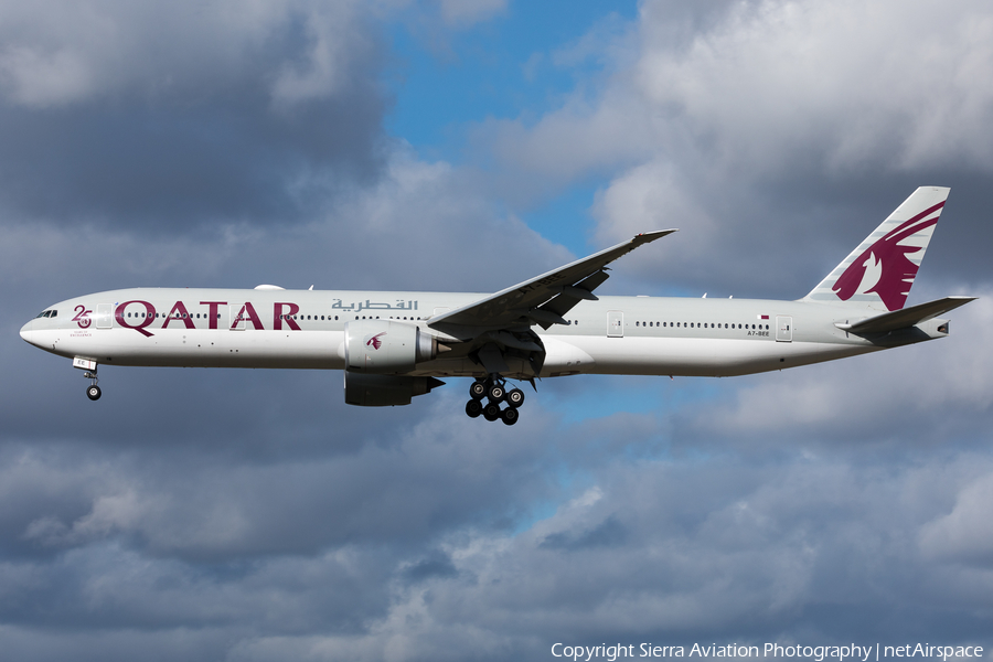 Qatar Airways Boeing 777-3DZ(ER) (A7-BEE) | Photo 502473