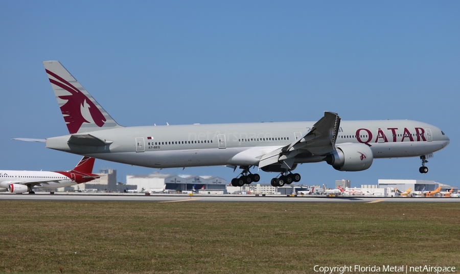Qatar Airways Boeing 777-3DZ(ER) (A7-BEG) | Photo 327191