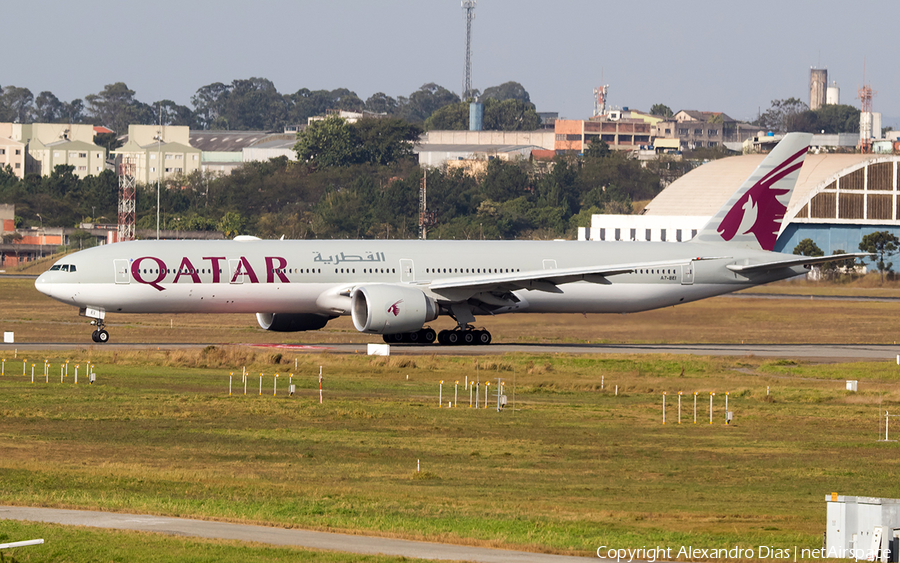 Qatar Airways Boeing 777-3DZ(ER) (A7-BEI) | Photo 517997