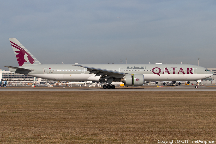 Qatar Airways Boeing 777-3DZ(ER) (A7-BEI) | Photo 373671