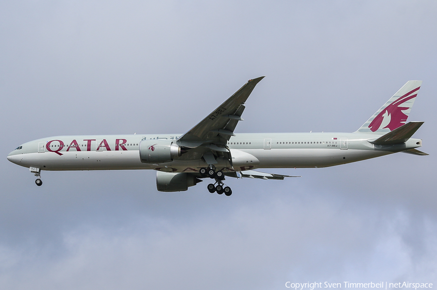 Qatar Airways Boeing 777-3DZ(ER) (A7-BEJ) | Photo 120704