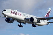 Qatar Airways Boeing 777-3DZ(ER) (A7-BEL) at  London - Heathrow, United Kingdom