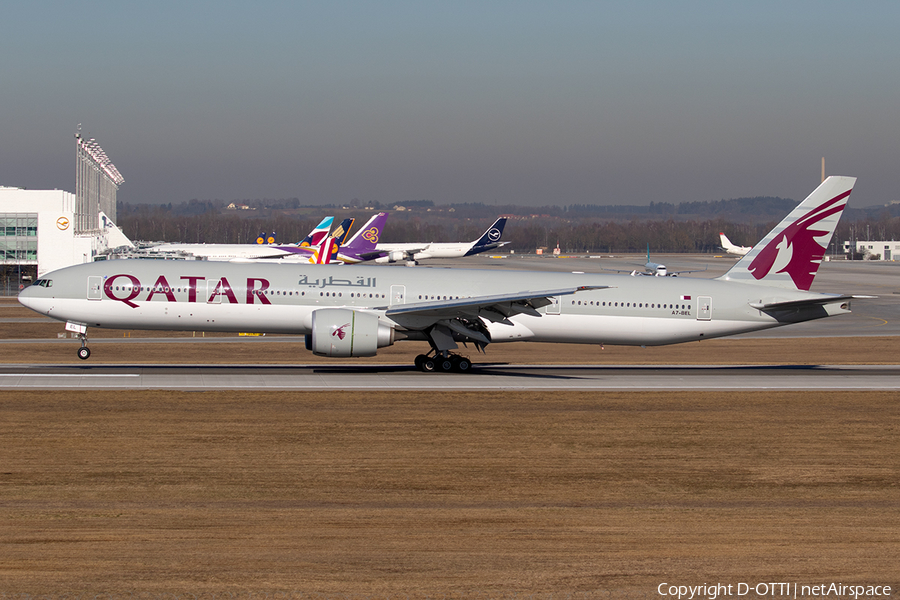 Qatar Airways Boeing 777-3DZ(ER) (A7-BEL) | Photo 295733