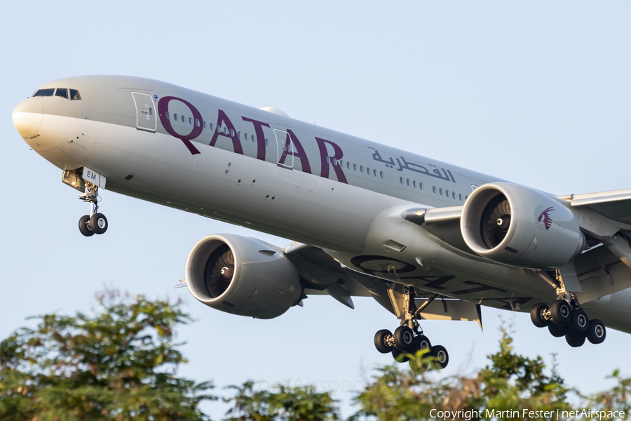 Qatar Airways Boeing 777-3DZ(ER) (A7-BEM) | Photo 460868