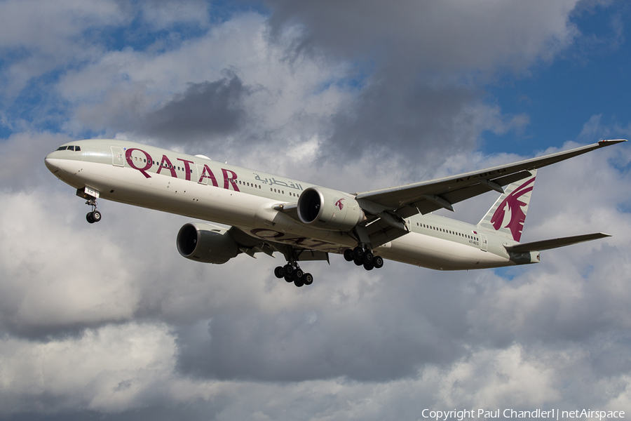 Qatar Airways Boeing 777-3DZ(ER) (A7-BEQ) | Photo 403663