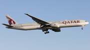 Qatar Airways Boeing 777-3DZ(ER) (A7-BEQ) at  London - Heathrow, United Kingdom