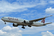 Qatar Airways Boeing 777-3DZ(ER) (A7-BES) at  London - Heathrow, United Kingdom