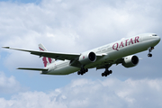 Qatar Airways Boeing 777-3DZ(ER) (A7-BES) at  London - Heathrow, United Kingdom