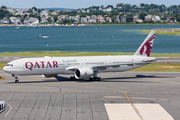 Qatar Airways Boeing 777-3DZ(ER) (A7-BEU) at  Boston - Logan International, United States