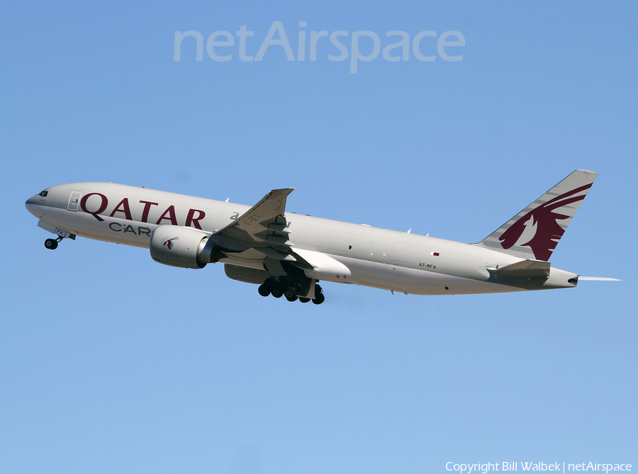 Qatar Airways Cargo Boeing 777-FDZ (A7-BFA) | Photo 383550